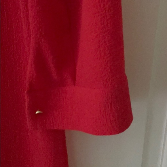 Chico’s Salmon Color LS Tunic Top Sz 0 - Picture 4 of 8